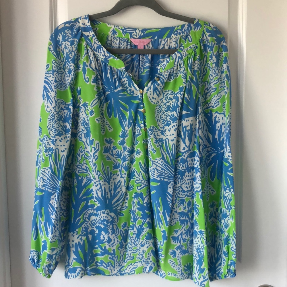 Silk Lilly Pulitzer Top